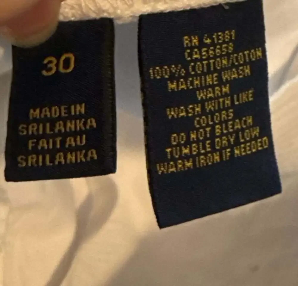 Polo Ralph Lauren Mens White Chino Shorts Size 30
